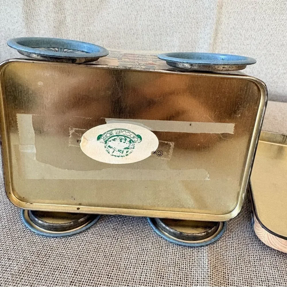 Vintage Candy Shop Cart Tin Keller Charles Sweet Treats Chocolate Store Decor